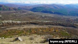 Вид на Качинську долину з плато Тепе-Кермен