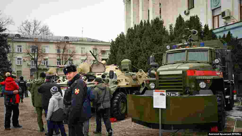 Майданчик для бойової техніки Росгвардії