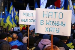 Під час акції «Червоні лінії для Зе». Київ, 8 грудня 2019 року