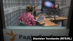 Олександра Криленкова в ефірі «Денного шоу» на Радіо Крим.Реалії