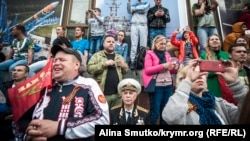 Военный парад в Севастополе 9 мая