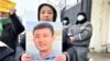 Kazakhstan – A woman has picket outside the Chinese Consulate in Almaty city, to demand the release of their relatives in China's northwestern region of Xinjiang. Almaty, 10 February 2021