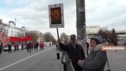 «Октябрьская революция» в Крыму (видео)